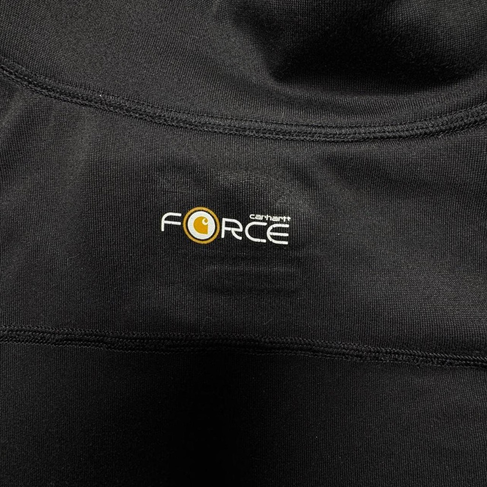 Carhartt Force 1/4 Zip Shirt Men’s 2XL Black Long Sleeve Relaxed Fit O17 - Picture 7 of 7